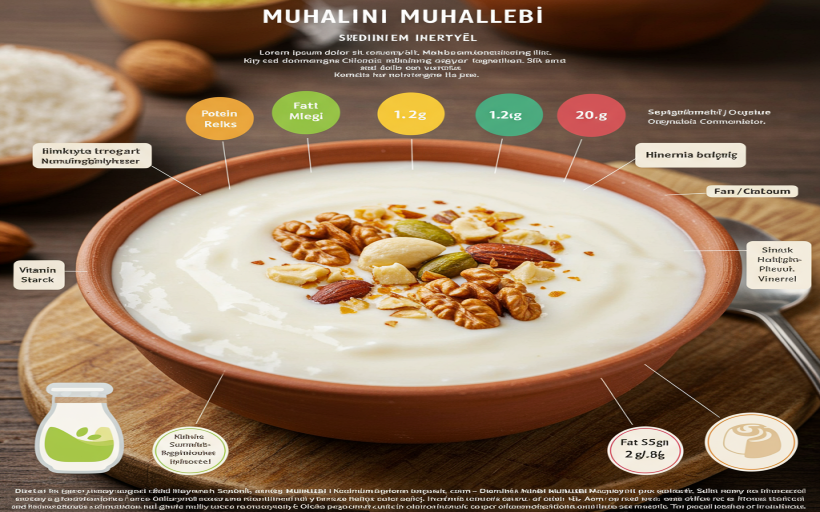 1 porsiyon muhallebi kaç kalori?